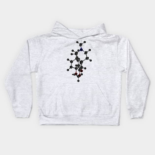 Codeine Molecule Kids Hoodie by ChemECool